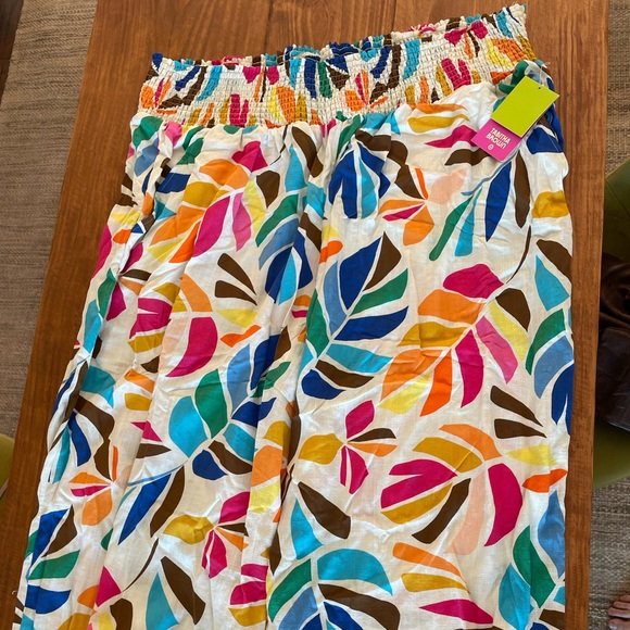 Target Tabitha Brown Pants - Tabitha Brown Target Collab Plus Size Wide Leg Pants Tropical Print 3X